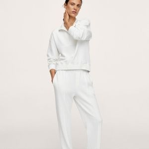 NWT Mango off white pants in Medium